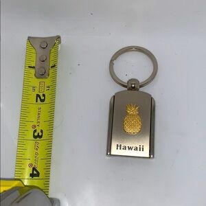 “Hawaii” Silver & Gold Pineapple Locket/Mirror Key